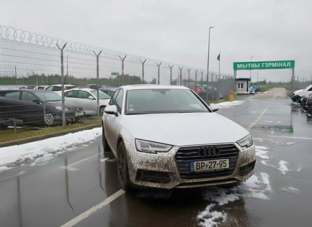 Автомобиль на Белорусской таможне